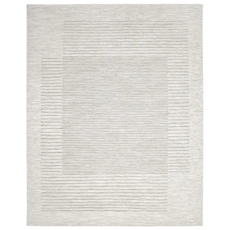 Tapis rayé tissé à la main Nevins, Rectangle de 5 pi x 8 pi