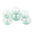  Boule décorative en verre transparent - Ensemble de 6 pièces rondes pour la maison - Ensemble de 6-325213369