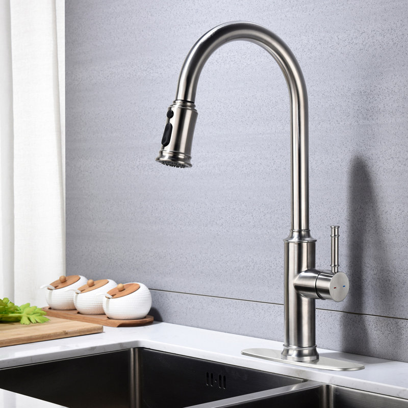 Robinet de cuisine avec douchette extractible