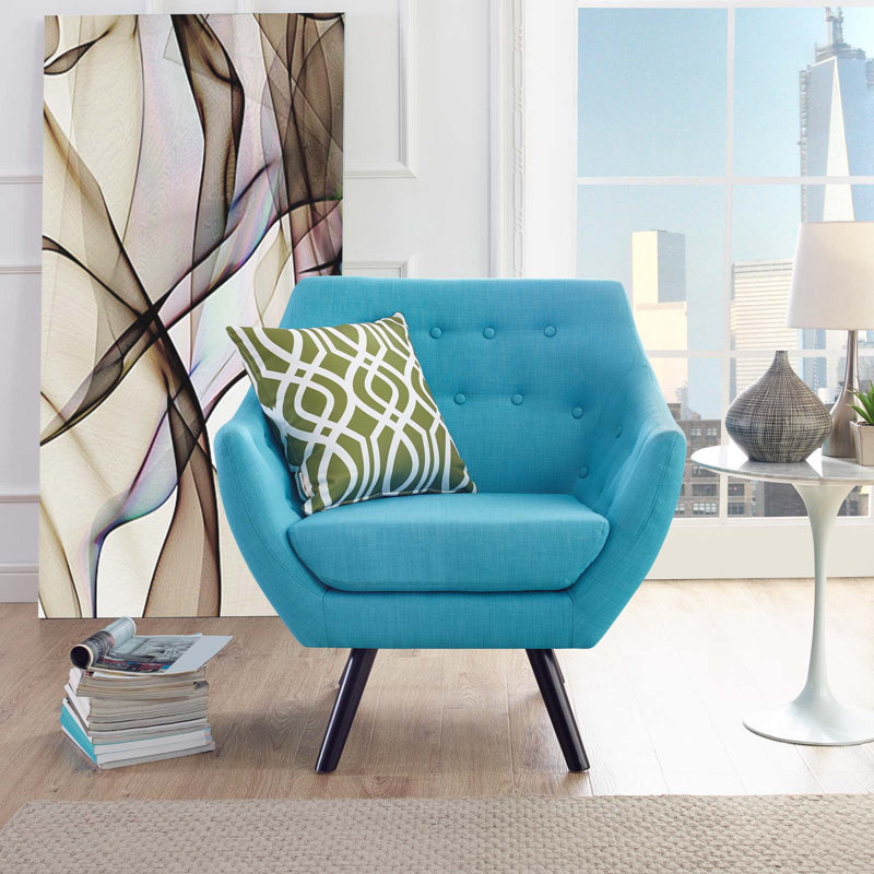 Fauteuil Allegory par Modway, Eau pure