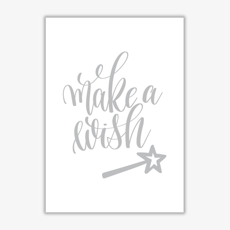 Make A Wish - Print, 42 cm H x 30 cm W x 1 cm D, No Frame