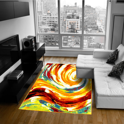 Performance Abstract Indoor Rug