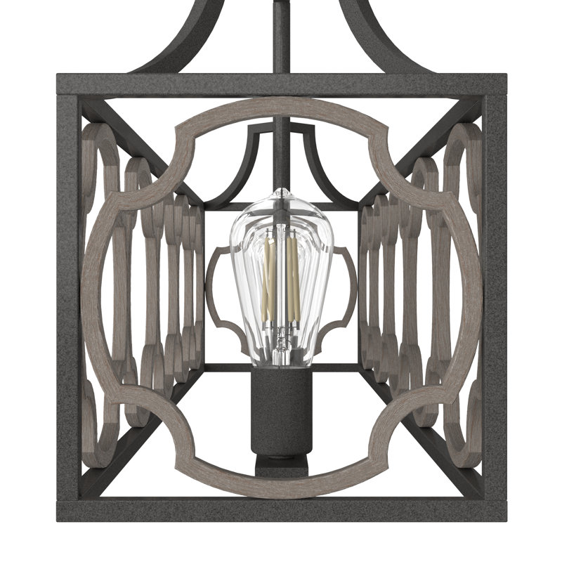 Stone Creek 5 Light Linear Chandelier, Noble Bronze