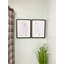 2 Piece Single Picture Frame Print Set