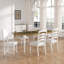 Ensemble de table de salle à manger extensible 7 pièces Vintage-1325953778-1325953779-1325953788