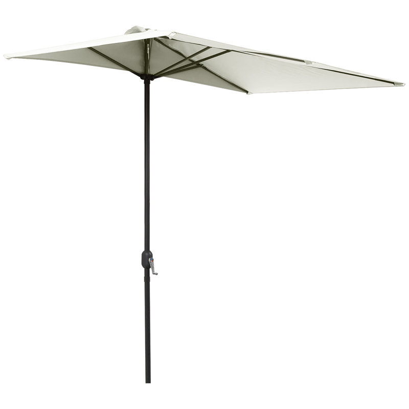 Aarthi 230cm X 130cm Rectangular Market Parasol, Beige