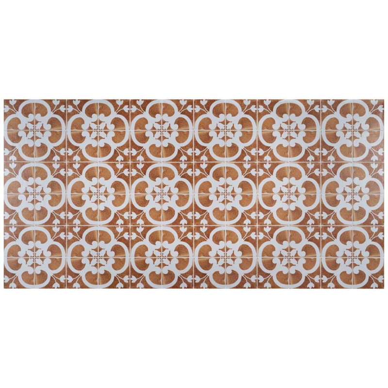 Angela Harris Mediterra 8x8 Matte Terracotta Porcelain Tile