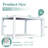 Aluminum Pergola White Gazebo with Louvered Roof-91439016
