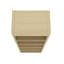 Bibliothèque ouverte moderne 28 "en chêne naturel Rivington (5 tablettes)-799896270-799896269