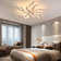 Mairie 9 - Light 37" Acrylic LED Semi Flush Mount