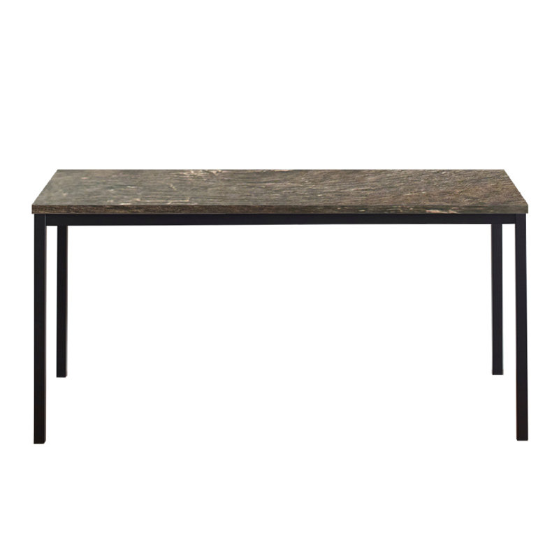Bureau Lakeicha, H 29,5 po x l 63 po x P 23,6 po, Chêne rustique / Noir, Gris