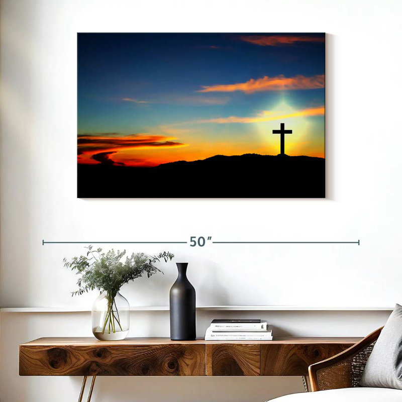 Adella Cross Silhouette, 26" H x 39" W