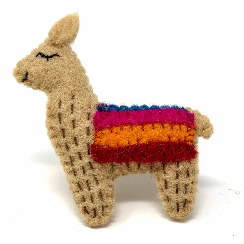 Rond de serviette llama