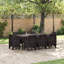 Garden Dining Set 9 Pcs Polypropylene-273758750-273758721