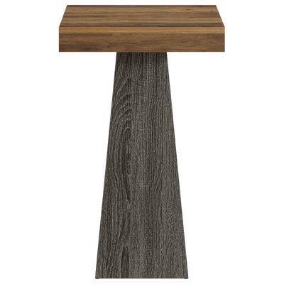 Table de bar carrée de 39,96 po de hauteur avec petite table en bois