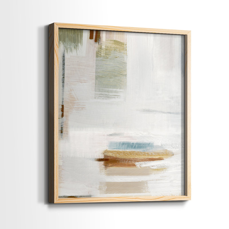 Touching Down I Framed Print - Solid Wood, 11" H x 9" W, Natural