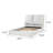 Kaderius Upholstered Platform Bed in White