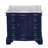 Twain 42" Single Bathroom Vanity Set with Royal Blue Cabinet and Carrara Marble Countertop-1294864975