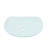 The Renovators Supply Inc. 17.5'' Clear Glass Circular Bathroom Sink with Faucet