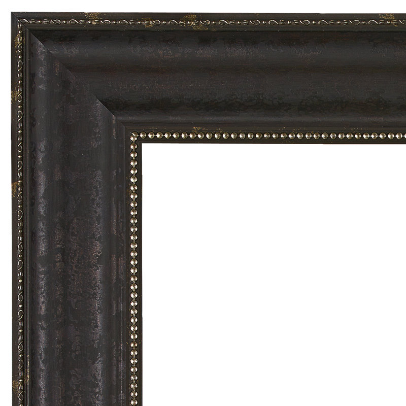 Large Framed Canvas Painting in Saffron Robe