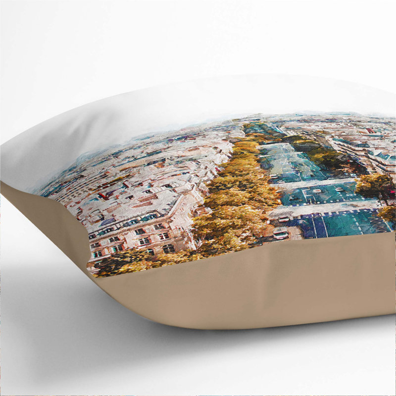 Square Cushion, 40cm H x 40cm W x 15cm D, Stone