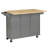 Hardiman 53.75" Kitchen Island with  Locking Wheels-1154830140
