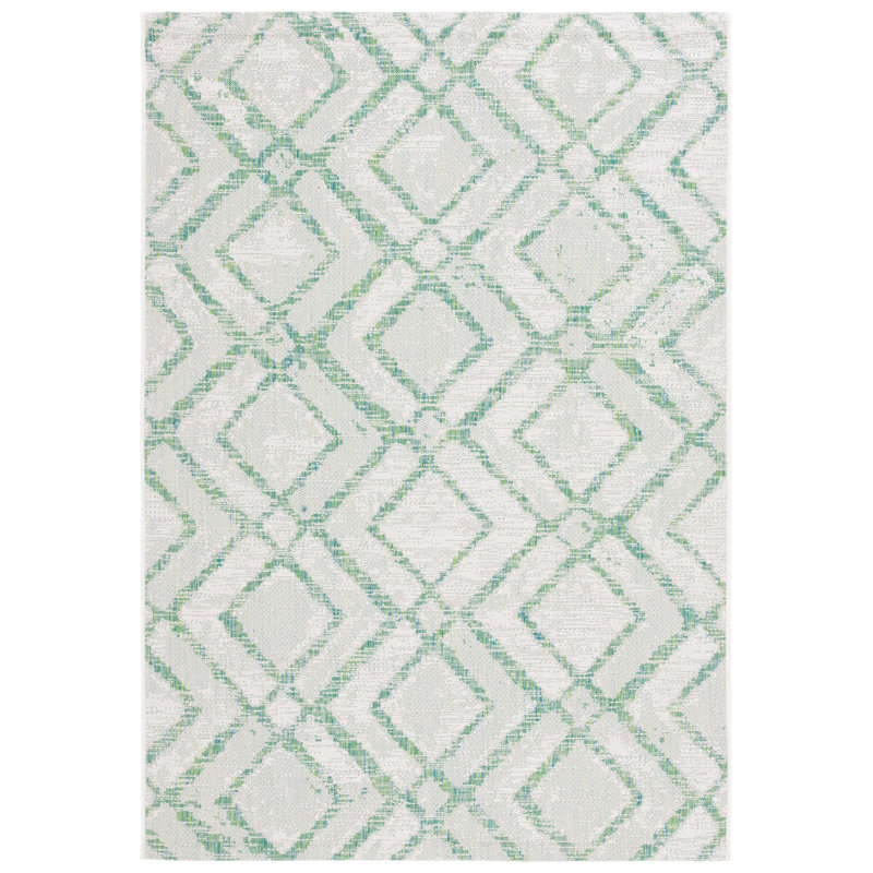 Benedick Performance Geometric Indoor/Outdoor Area Rug, Rectangle 9' x 12'