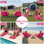 Outdoor Chaise Lounge Set