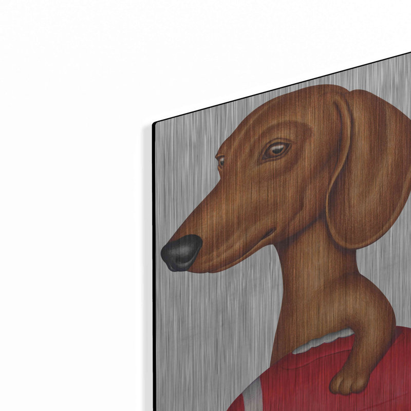Art mural en métal Trinx «Boomer» par Danny Gordon, H 16 po x l 12 po