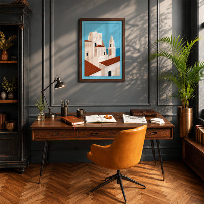 Mediterranean Monastery Minimalist - Print