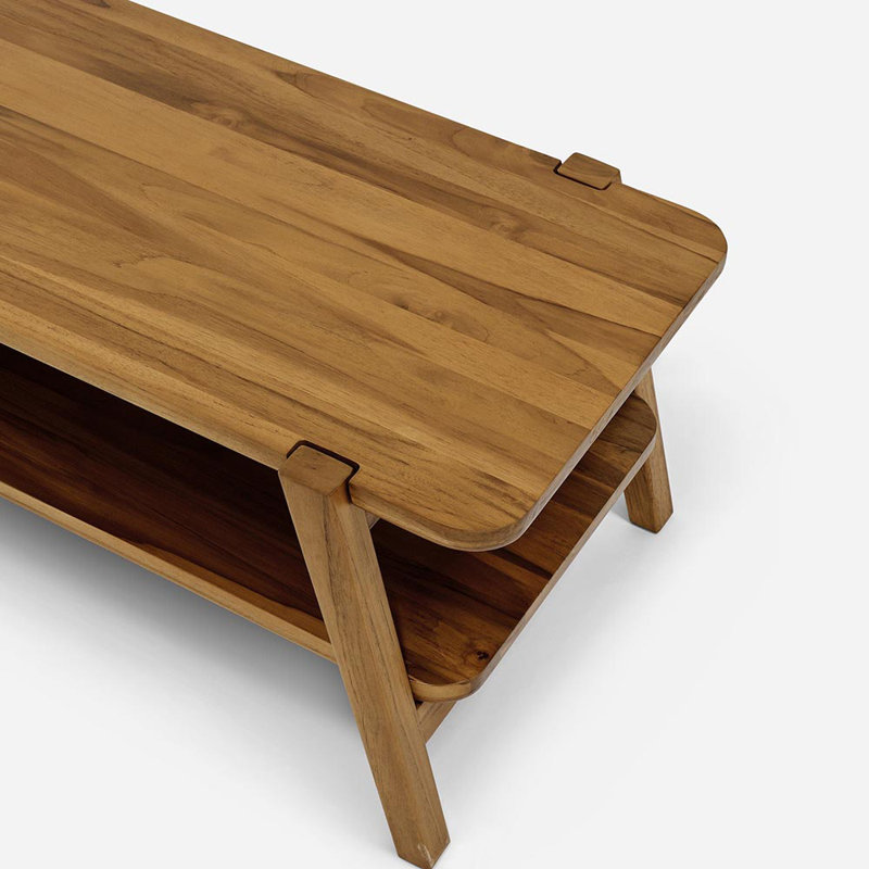 Apanas Solid Wood Coffee Table