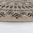 Argenis RoundBoho Jute-Look Beige Black Area Rug-2132449103