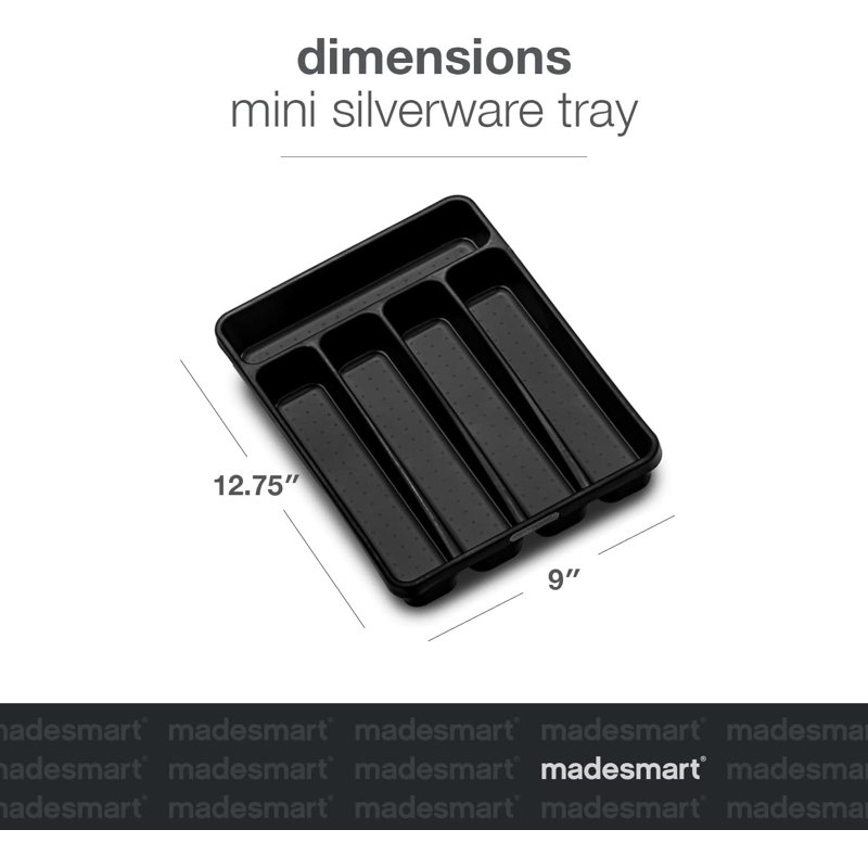1.88'' H x 9'' W x 12.75'' D Flatware & Kitchen Utensils Drawer Organizer