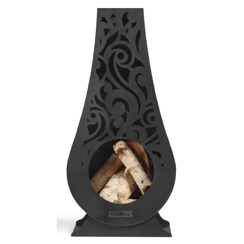 Aamil Rectangle Steel Wood Burning Smokeless Chimnea