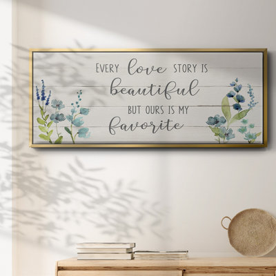 Love Story- Framed Canvas