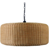 Twiggy 1 - Light Natural Drum Pendant