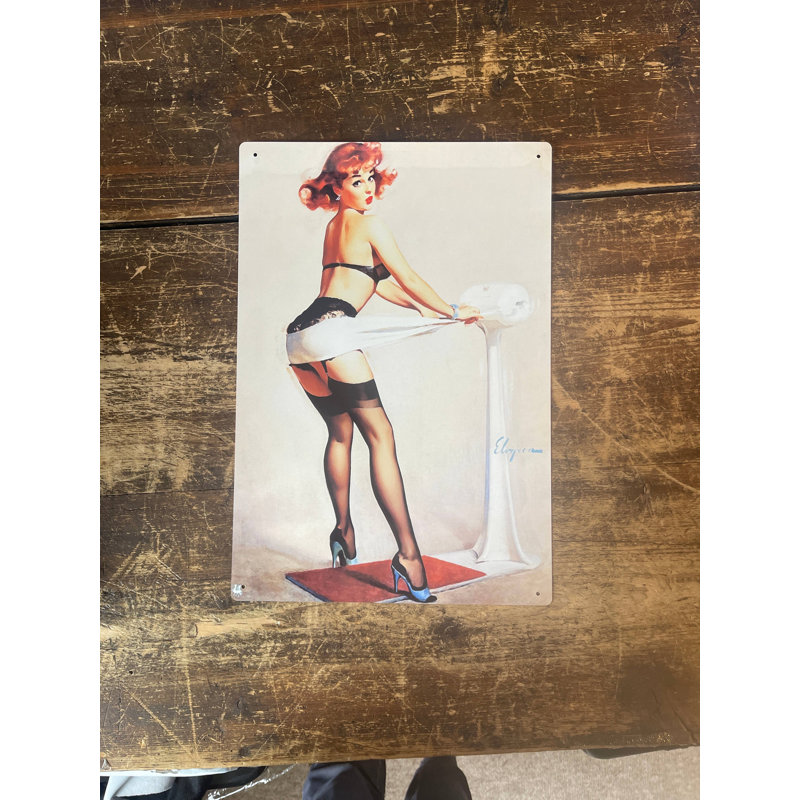 People Wall Decor on Metal, 20cm H x 15cm W