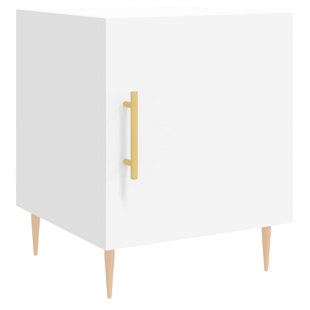 40cm W Iron Bedside Table