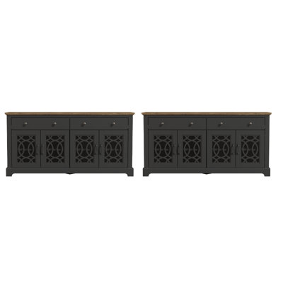 Ensemble de 2 buffets de rangement Wragby