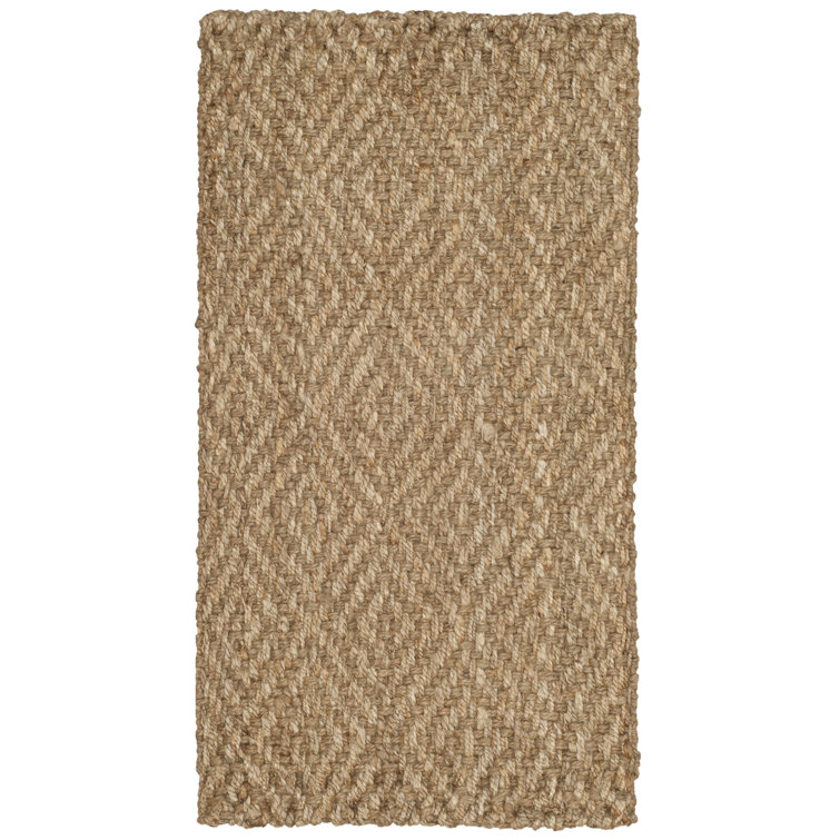 Erroll Pollux Handmade Flatweave Jute/Sisal Area Rug in Brown