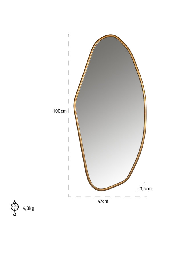 Conjoined Decorative Round Mirrors, OROA Isaiha