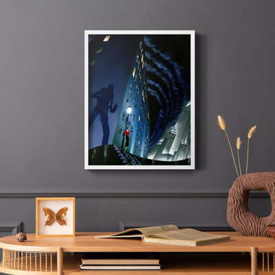 The Shadow Framed Print - Solid Wood