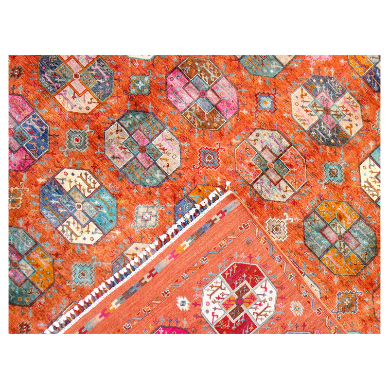 Afghan Wool Southwestern Area Rug