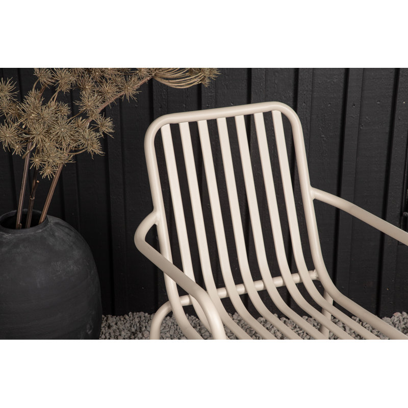 Peking Diningchair Aluminium - Beige / 55*60,5*87, Beige