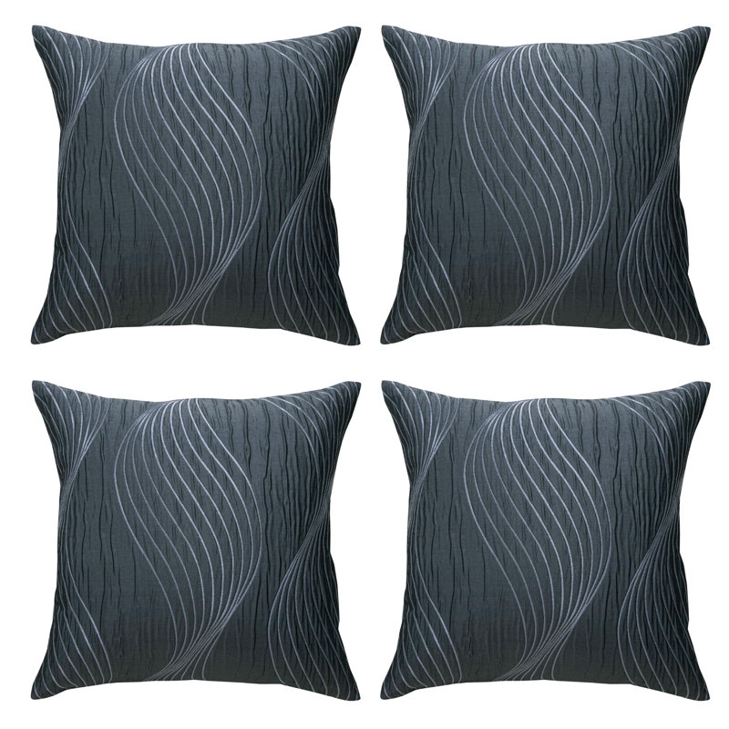 Colas Square Cushion, Charcoal
