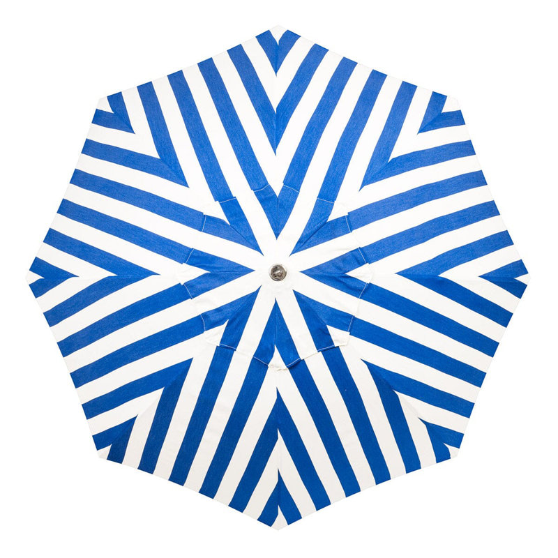 Patio 90'' W Umbrella, Blue/White