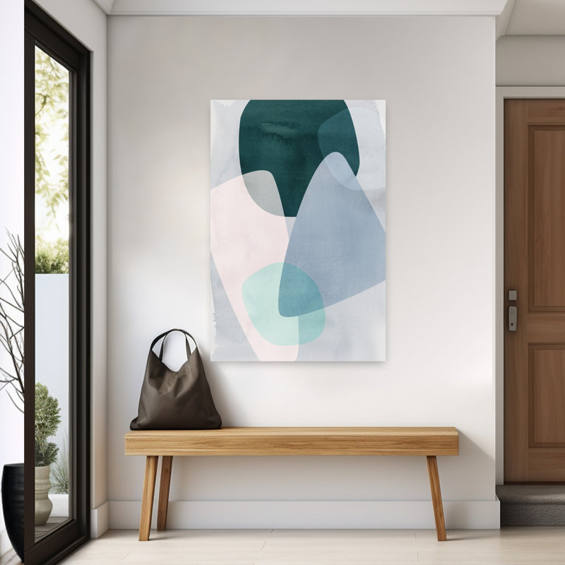 Art contemporain contemporain abstrait, H 60 po x l 40 po