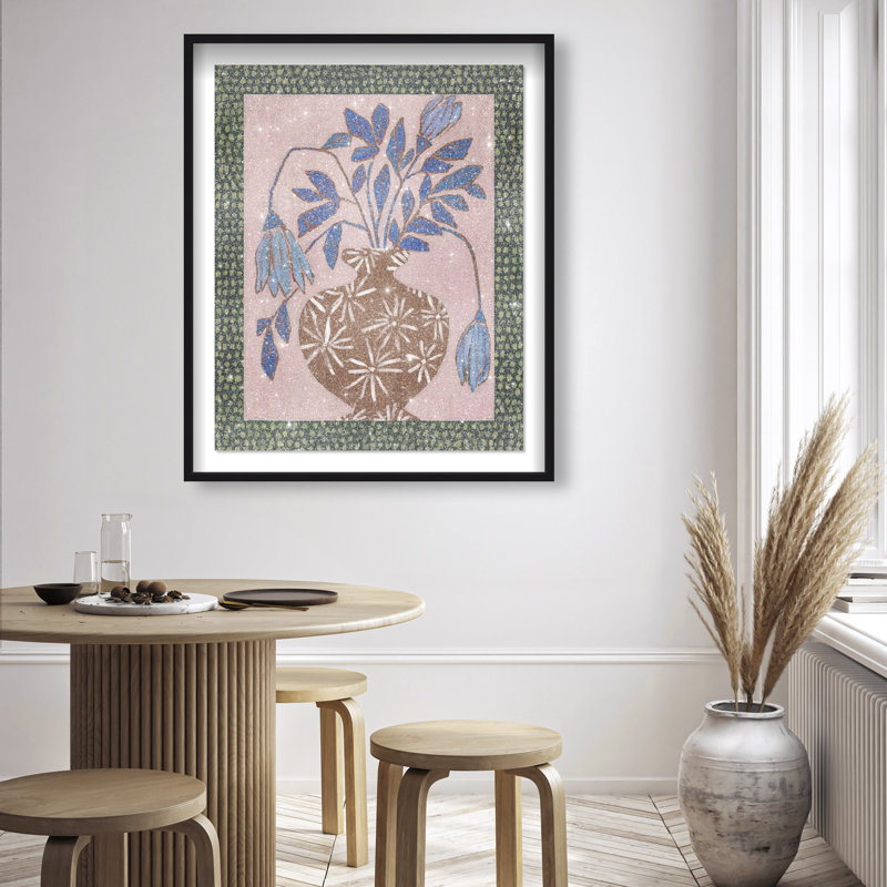 Verdant Stillness Shadowbox Abstract Print by Oliver Gal, Black Frame, 16 x 20, 21.5"H x 17.5"W, Black Shadowbox