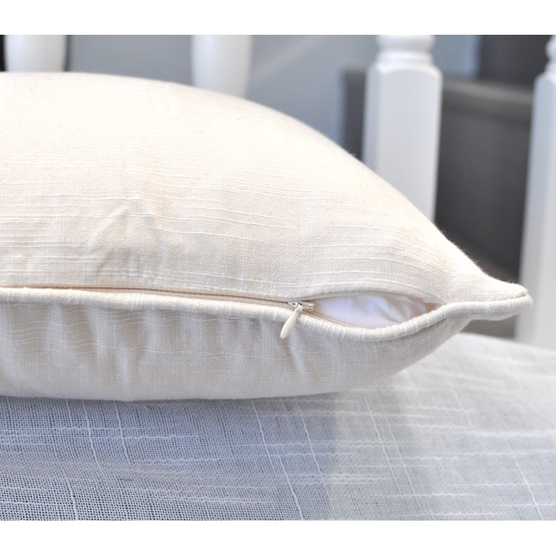 Coussin personnalisé avec code postal personnalisé, Ivoire blanc, Housse de coussin + Insert de coussin, Oui