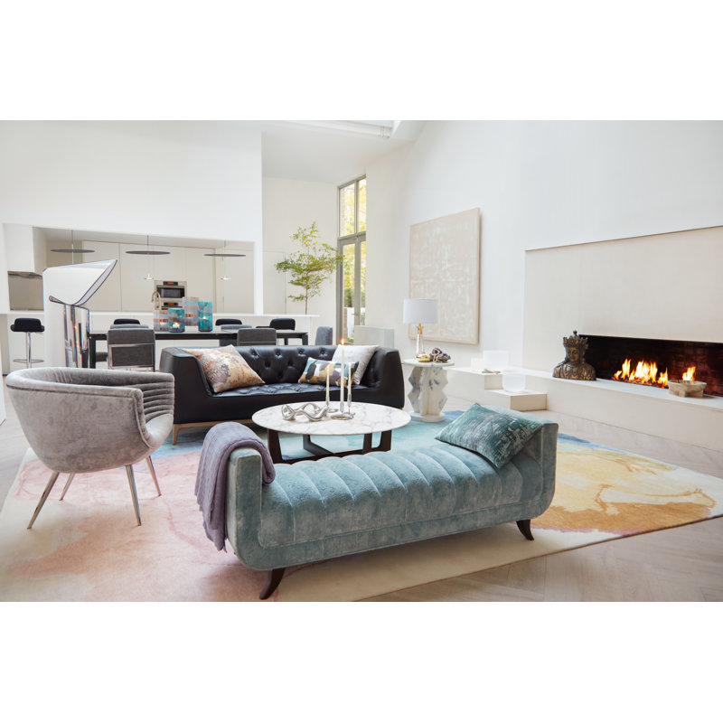 Nouveau 29" Wide Polyester Barrel Chair